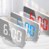 12c183d774ebecb3acbc4e53666fe3f8.png Creative Multifunctional Mirror Clock LED Makeup Mirror Digital Alarm Clock Simple Desktop Automatic Photosensitive Electronic Desk Clock
