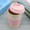 O1CN0106VvQu1wp64dM4R0k_3167836356-0-cib.jpg 350ML Wheat Fiber Coffee Cup Silicone Case Mark Handy Cup Coffee Cup Plastic
