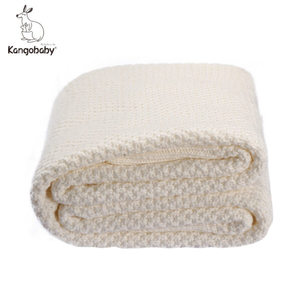 Spring And Autumn Cotton Baby Knitted Wool Blanket Europe And America All-match Shawl Thin Baby Cover Blanket Hug Quilt Cross-border Wholesale