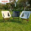 Cross-border Direct Supply 7075 Portable Outdoor Folding Chair Aluminum Alloy Moon Chair Camping Beach Chair Amazon