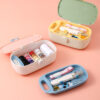 Sewing Box Set Household Portable Mini Tool Sewing Kit Needle Threader Patch Button Crochet Embroidery Needle