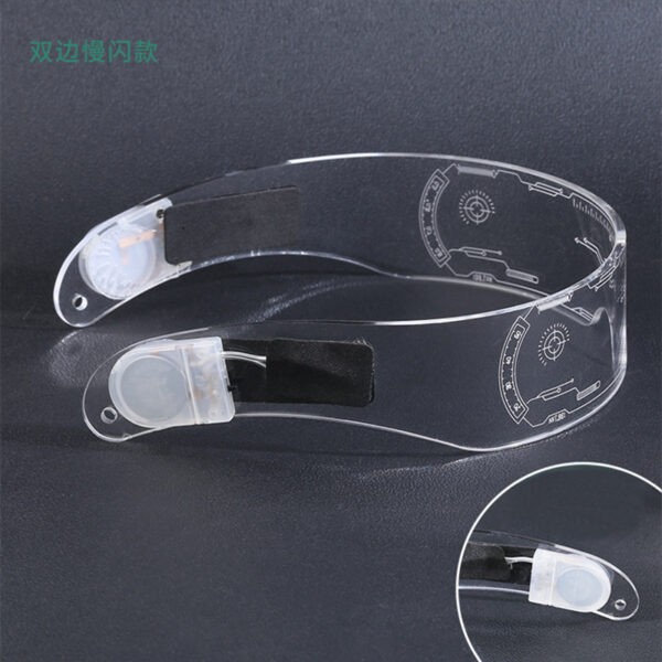 O1CN01anLuAB1Dc8CkHhzIv_2210289710236-0-cib.jpg KAJILA Colorful Glare LED Light Luminous Glasses European And American Glasses Technology Vibrato With The Same Bar Disco Glasses