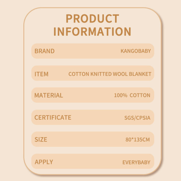 Spring And Autumn Cotton Baby Knitted Wool Blanket Europe And America All-match Shawl Thin Baby Cover Blanket Hug Quilt Cross-border Wholesale