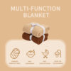 Spring And Autumn Cotton Baby Knitted Wool Blanket Europe And America All-match Shawl Thin Baby Cover Blanket Hug Quilt Cross-border Wholesale