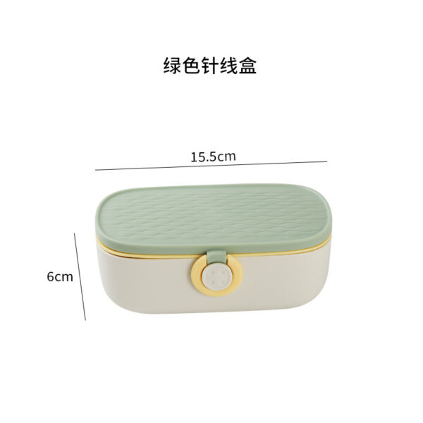 Sewing Box Set Household Portable Mini Tool Sewing Kit Needle Threader Patch Button Crochet Embroidery Needle