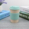 O1CN01zg9t491wp64pYZIkf_3167836356-0-cib.jpg 350ML Wheat Fiber Coffee Cup Silicone Case Mark Handy Cup Coffee Cup Plastic