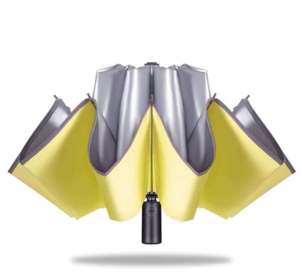 11414566968_1820439218.jpg Automatic Wrapped Umbrella Rain Or Rain Titanium Silver Reverse Umbrella