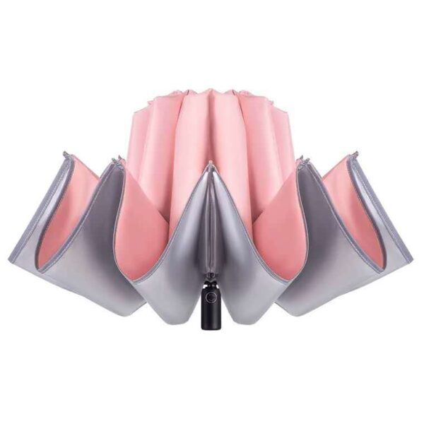 11444432409_1820439218.jpg Automatic Wrapped Umbrella Rain Or Rain Titanium Silver Reverse Umbrella