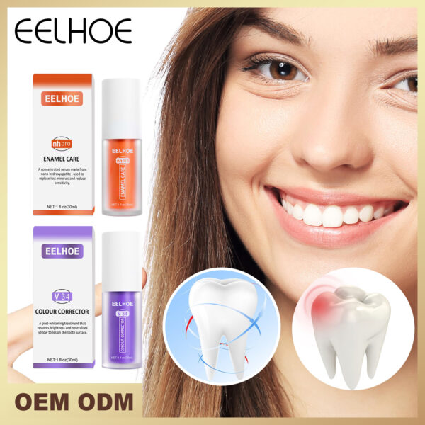 Eelhoe Teeth Whitening Repair Toothpaste Oral Cleaning Care Enamel Repair Fresh Breath Remove Tooth Stains